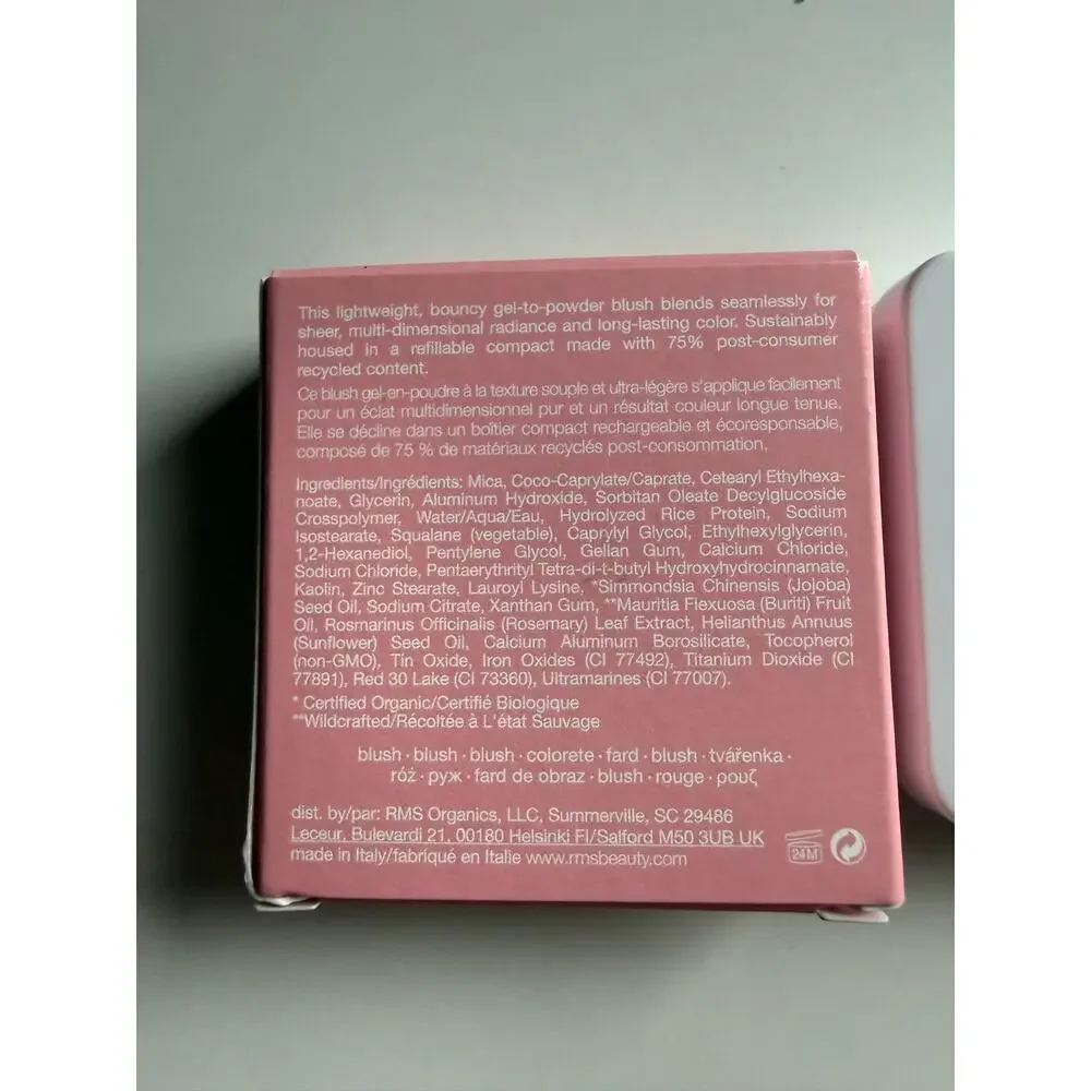 $38 New RMS Beauty ReDimension Hydra Powder Blush French Rosé 7g